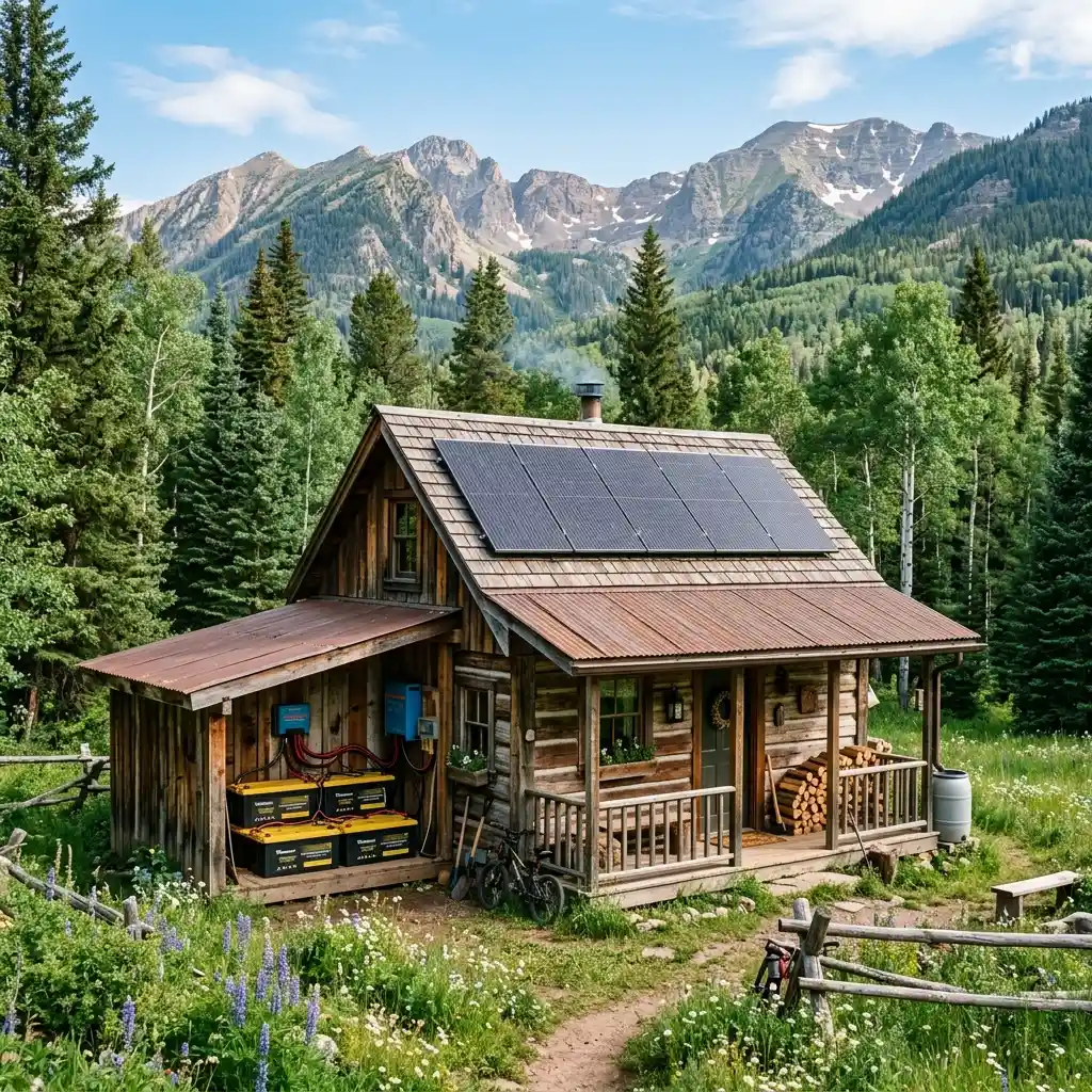 Off-Grid Solar Energy Plant
